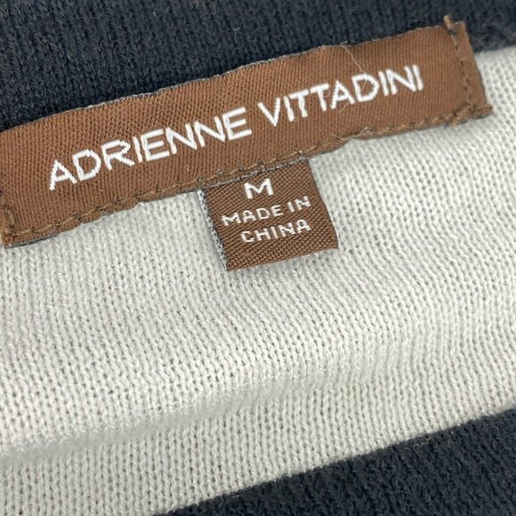 Adrienne Vittadini Women's Black Floral Sleeveless Ponte Knit Sheath Dress M/C35 - Picture 7 of 9